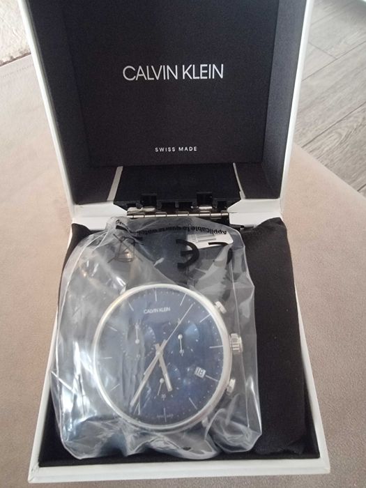 Ceas Cronograf Calvin Klein High Noon - NOU, Full Box, Swiss Made