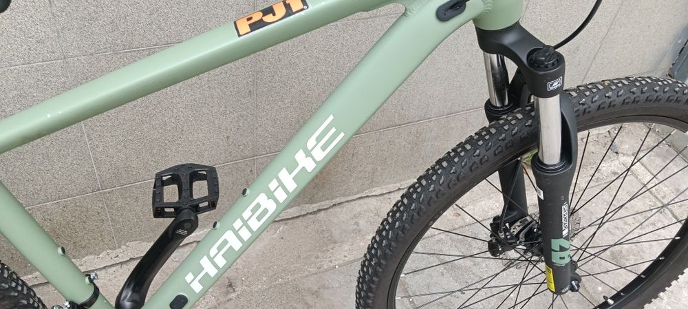 Велосипед немски haibike алуминиев 27,5 цола,рамка М