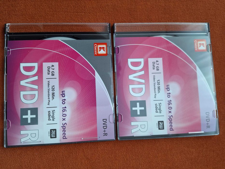 DVD+R, 16x, 4.7GB, 120 Min, Single sided, 8 buc