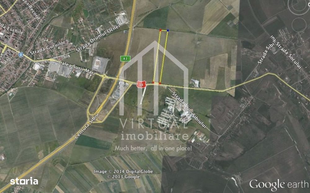 Teren intravilan, 19.100 mp,pretabil investitie -zona Calea Surii Mari
