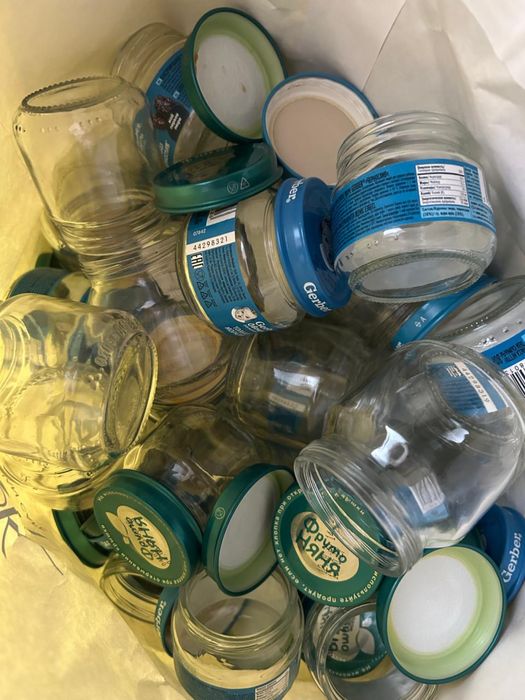 банки (пюре агуша,гербер)