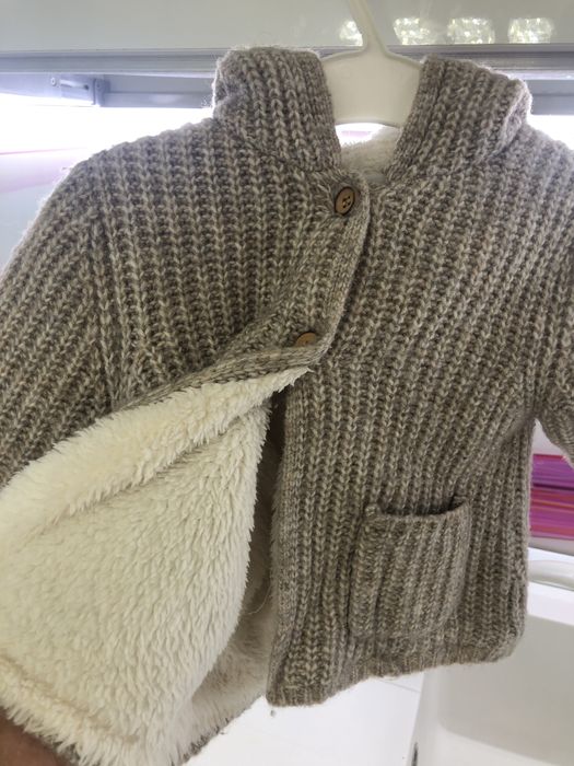 Jacheta cu un material moale