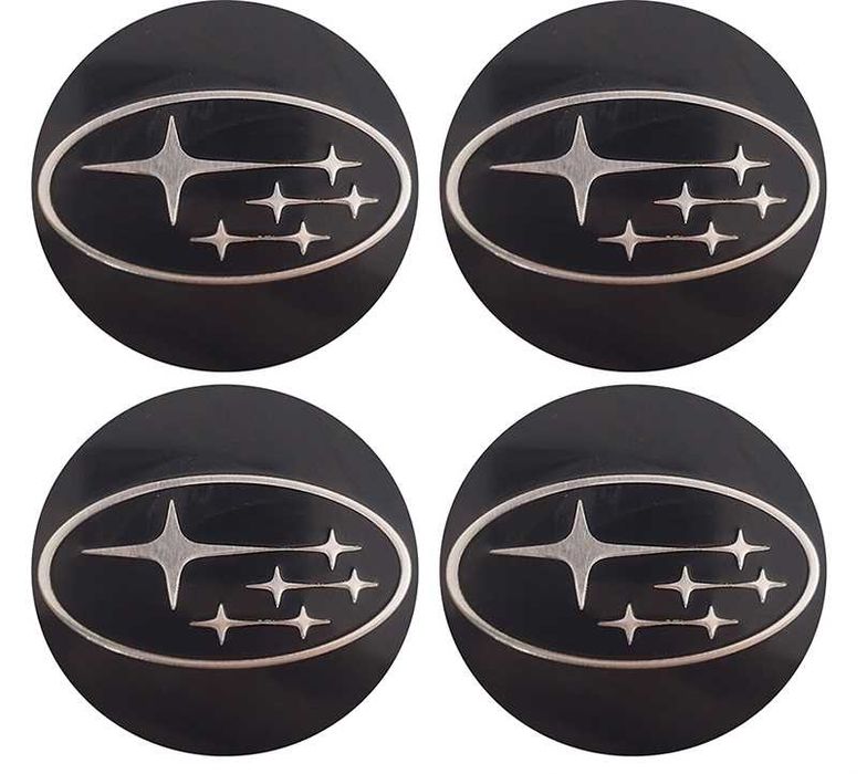 Алуминиеви стикери 65мм за тасове / за капачки за джанти / за Volkswagen VW Audi Renault Mazda Kia Subaru Hyundai Honda / нови самозалепващи емблеми