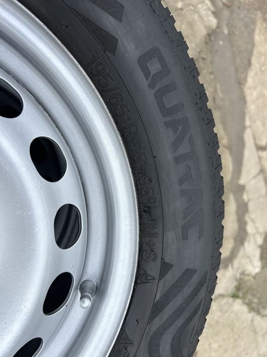 5х112  15 за vw caddy touran golf 5 pasat със четир сезони 195 65 15