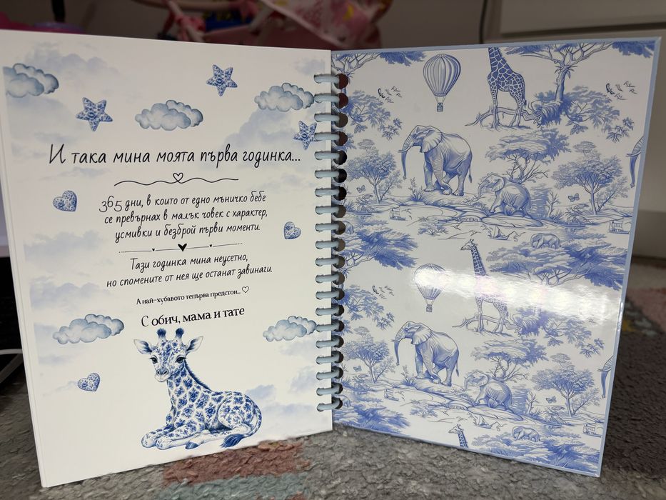 Персонализиран бебешки дневник