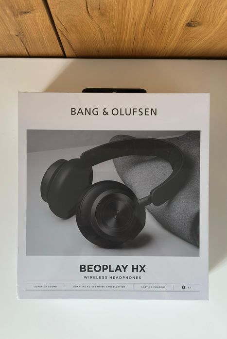 Bang & Olufsen Beoplay HX wireless headphones.