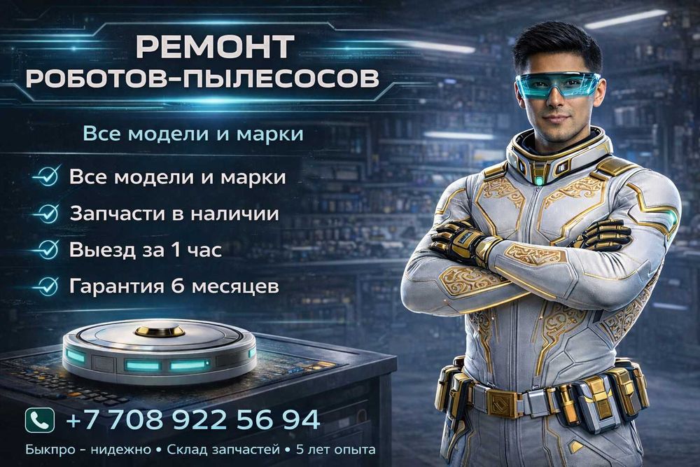 Ремонт роботов пылесосов всех моделей