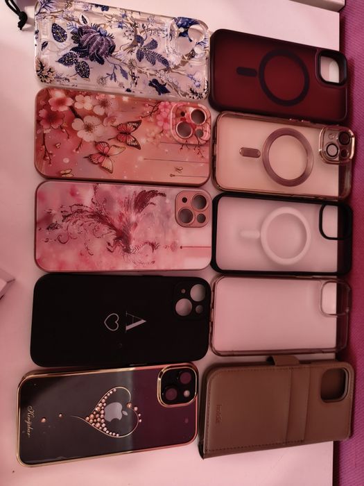 iPhone 14 +10 кейса +оставаща гаранция