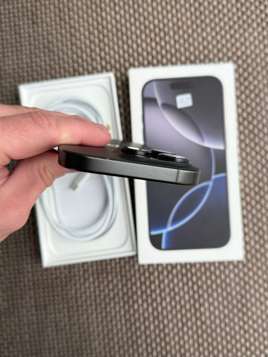 256!ЛИЗИНГ*56лв/м iPhone 16 pro*Black Titanium айфон 16 про черен