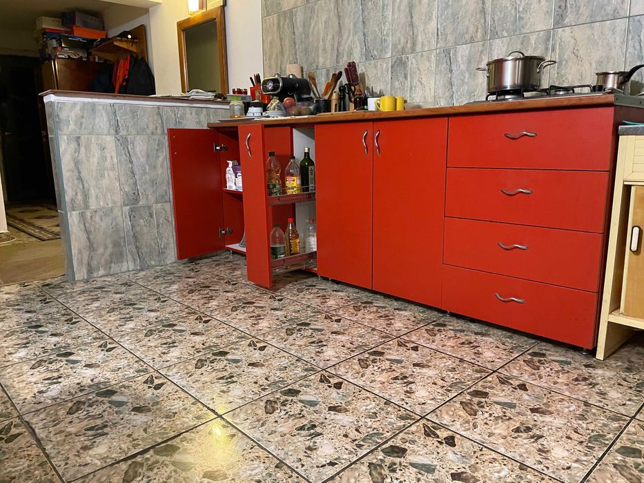 Mobila de bucatarie cu aragaz   Franke incorporat