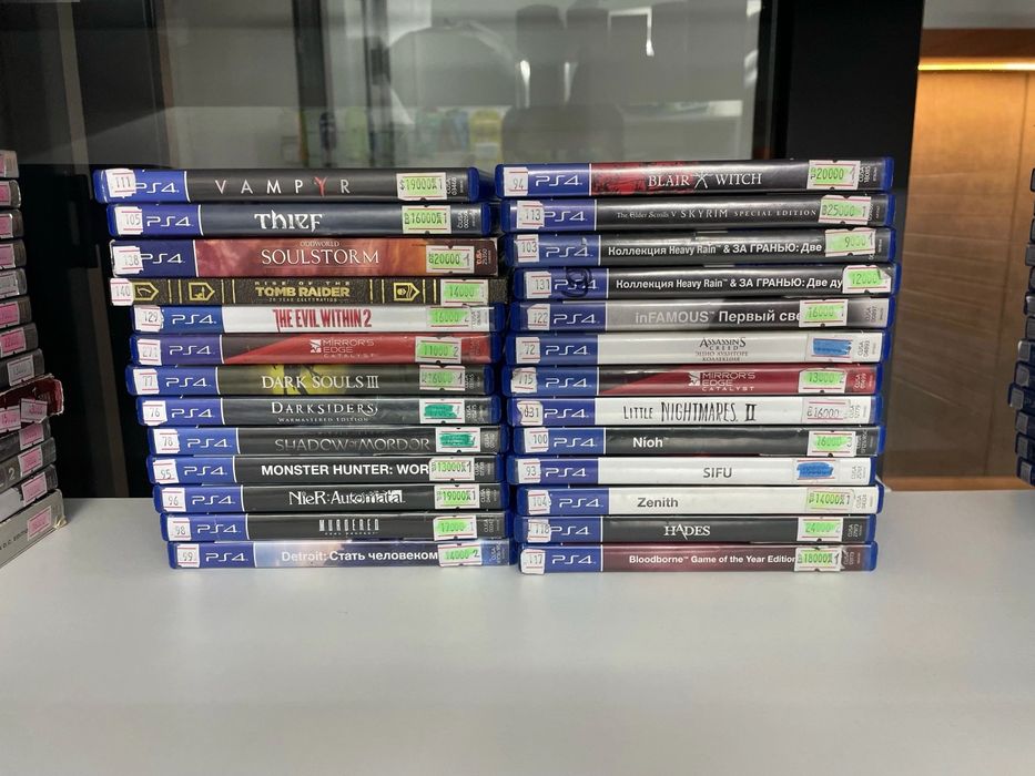Распродажа игр почти все по 3000+- 8000 пс4 пс5 диски