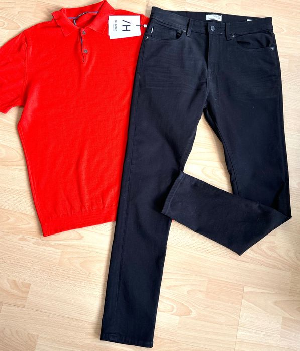 Нови черни мъжки слим дънки Selected homme 33номер