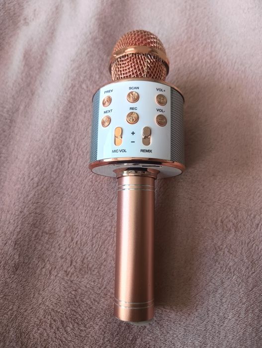 Безжичен bluetooth караоке микрофон, запис на песни
