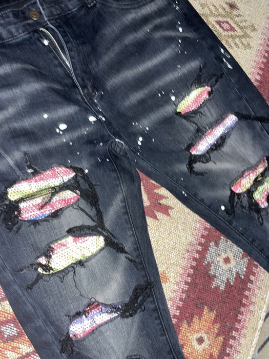 Amiri jeans crystal size 32