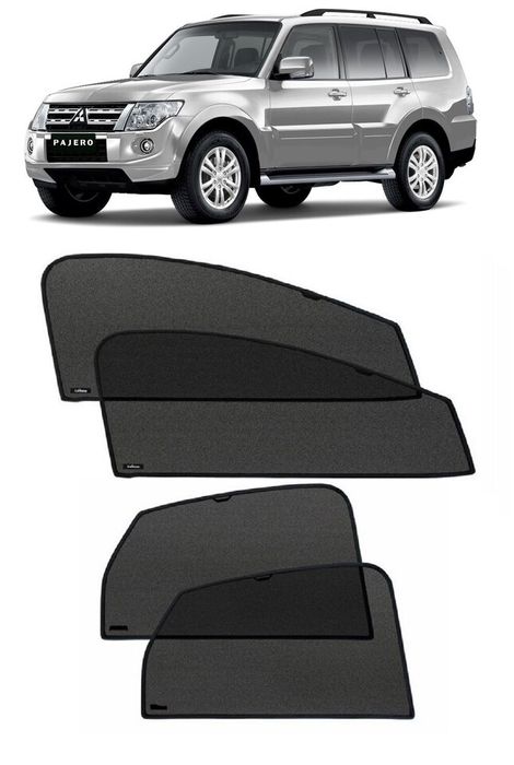 Шторки на митсубиси паджеро 4