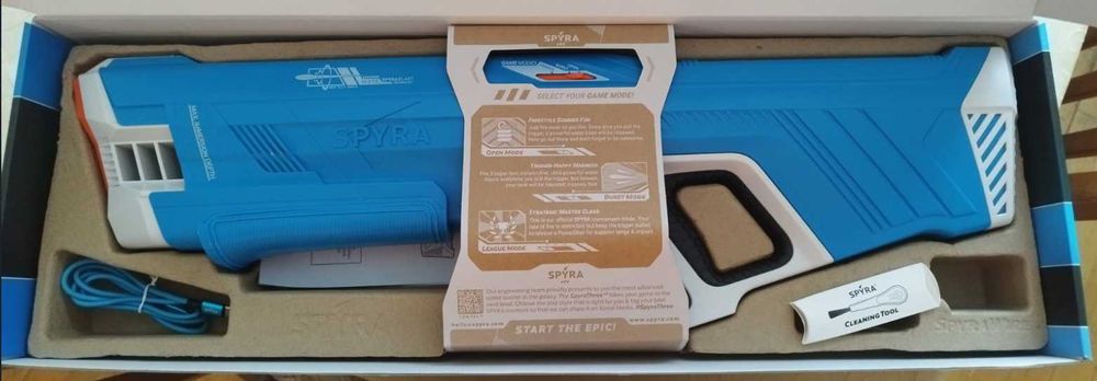 Spyrathree Blue – Водна пушка почти като нова!