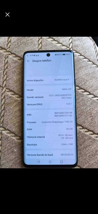 Vând Huawei nova 9