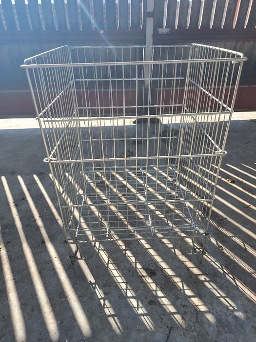 Coșuri zincate expunere produse