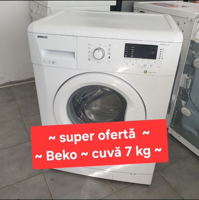 PaRețuri reale / pe stoc. Mașina de spalat rufe automată Beko  wmy 742