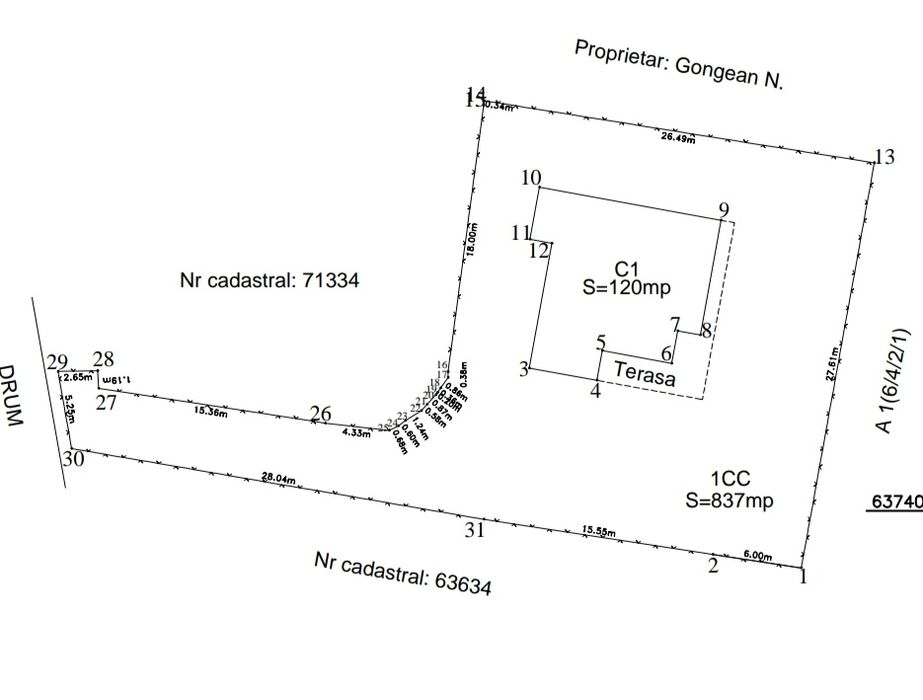 Casa si gradina terasata Rediu 265000 €