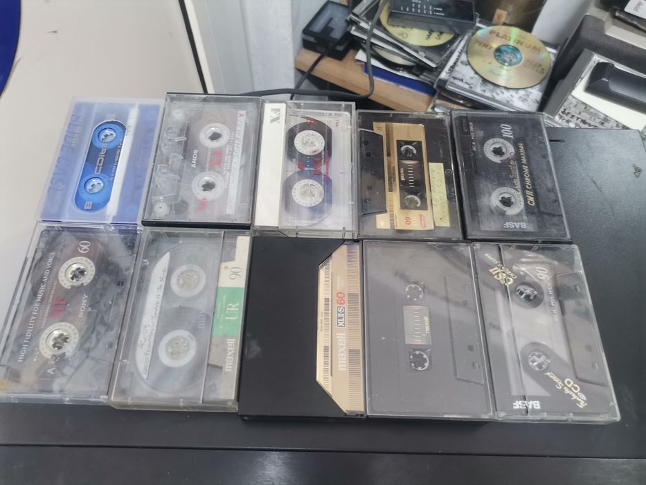 Pachete casete casetofon sony maxell