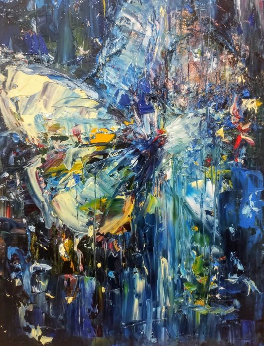 Ръчно рисувана картина с маслени Ръчно рисувана картина с маслени бои