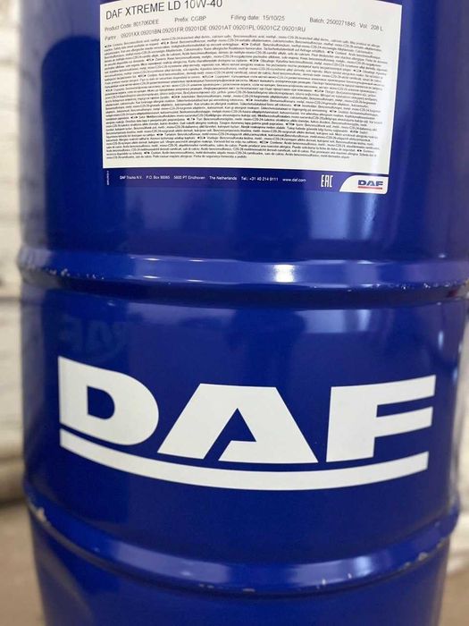 Масло моторное DAF XTREME LD 10W-40 (оригинал)