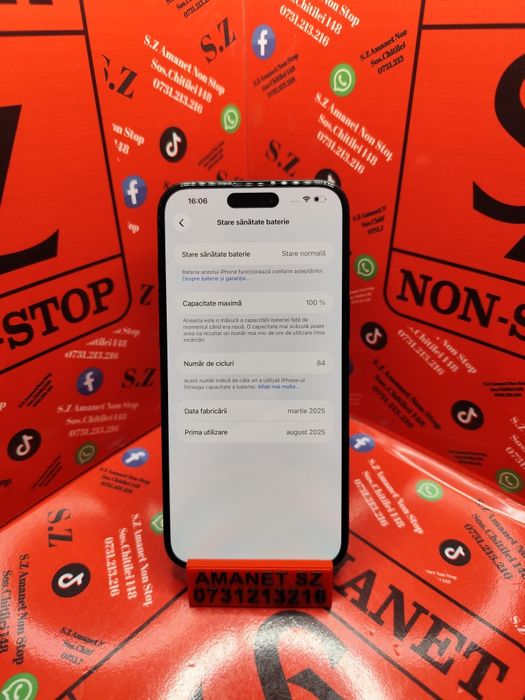 iPhone 16 Plus Amanet SZ Non Stop