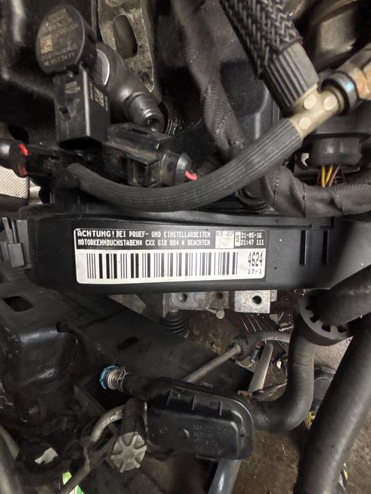 Vand Motor cutie viteze automata Golf 7 1.6 TDI 110cp cod motor CXXB