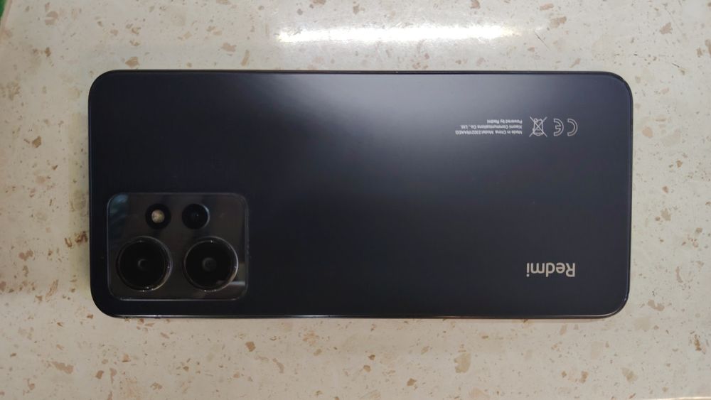 Redmi Note 12 4G 8/256 — рабочий, разбито только стекло, дисплей идеал