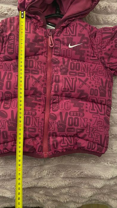 Оригинално зимно яке Nike р-р 80-86 лилаво за момиче