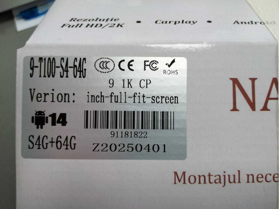 Navigatie, media player