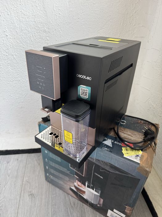 Кафеавтомат Cecotec Cremmaet Compactccino Black Rose, Кафемашина, 1350W, 19 бара!