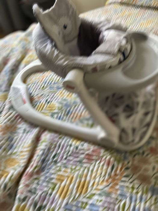 Столче за хранене Fisher Price set me up floor seat with owl