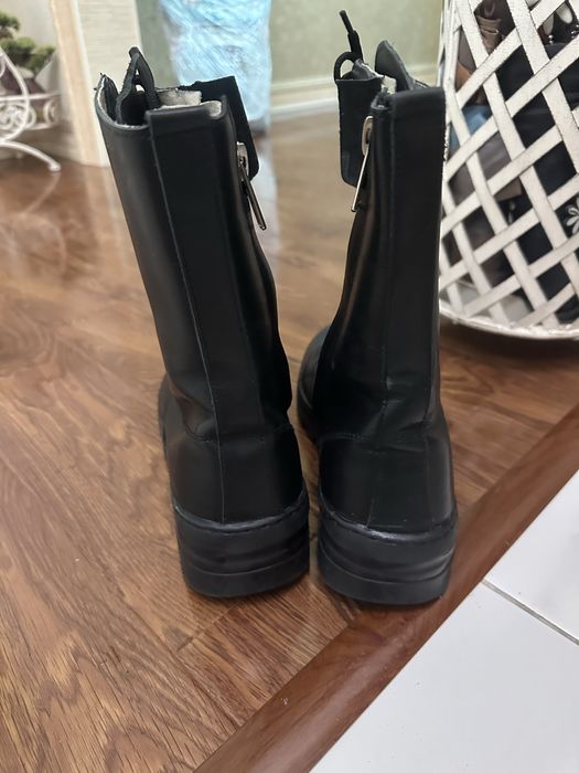 Берцы, натуральная кожа