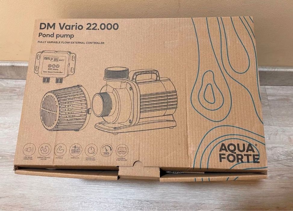 Pompa iaz / iazuri AquaForte DM-Vario 22.000S cu controller - NOUĂ