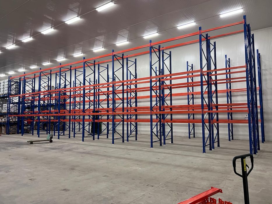 НОВИ и ИЗПОЛЗВАНИ палетни стелажи за склад