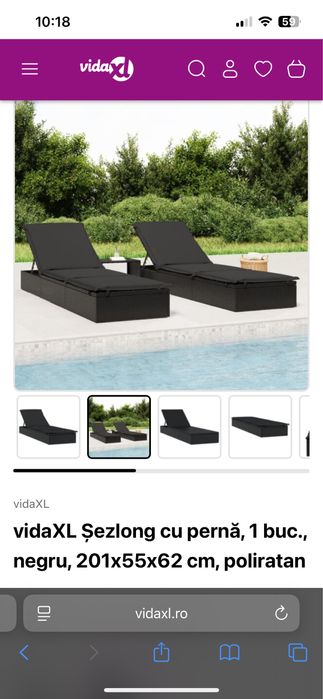 Șezlong canapea impletite plastic