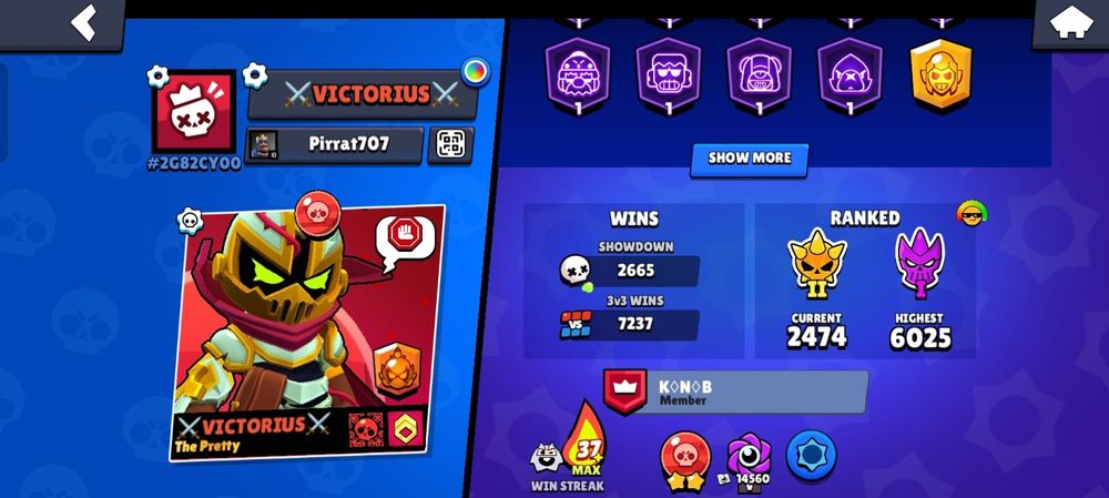 Продаю аккаунт Brawl Stars