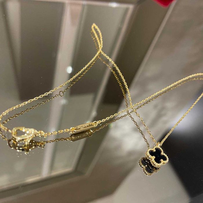 Van Cleef & Arpels VCA Black Sweet Alhambra Clover Дамско Колие