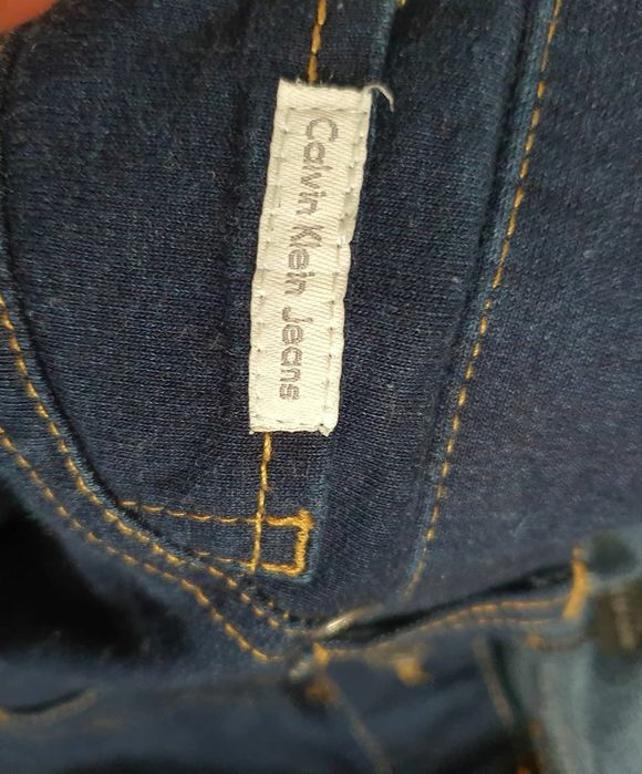 Blugi skinny cu talie înaltă Calvin Klein