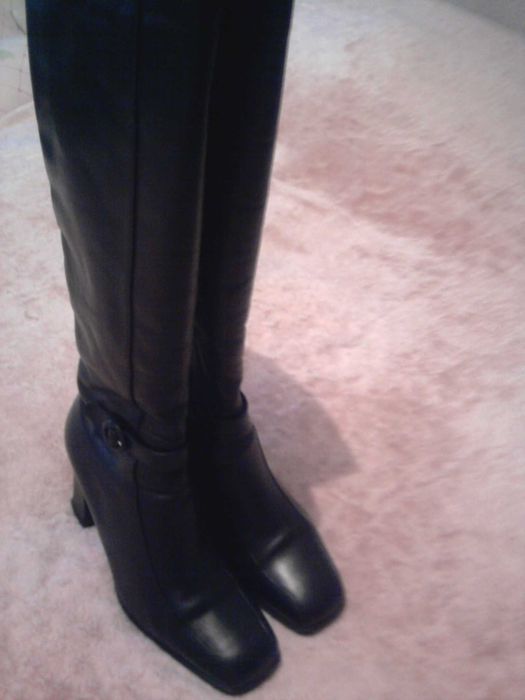 Сапоги, Италия, натуральные кожа, мех