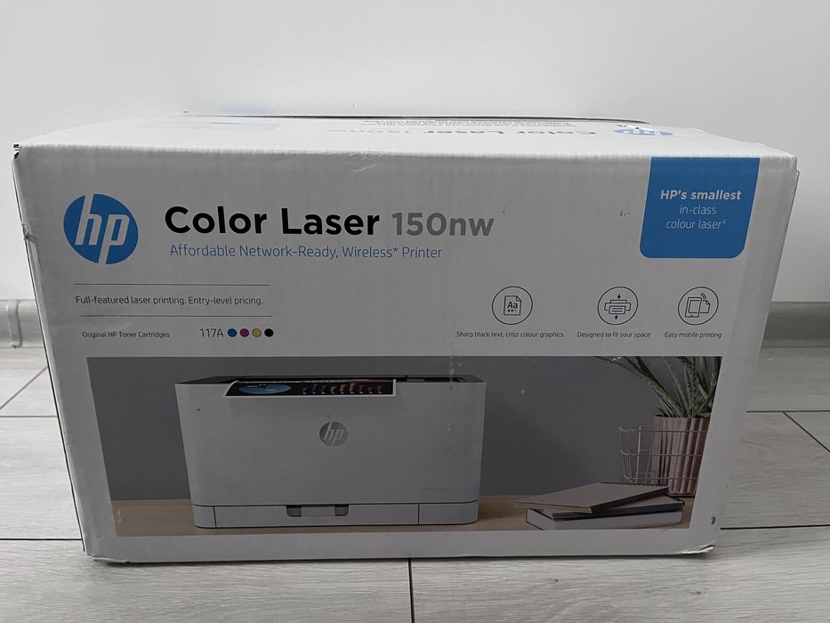 Imprimanta laser color HP 150NW, Retea, Wireless, A4