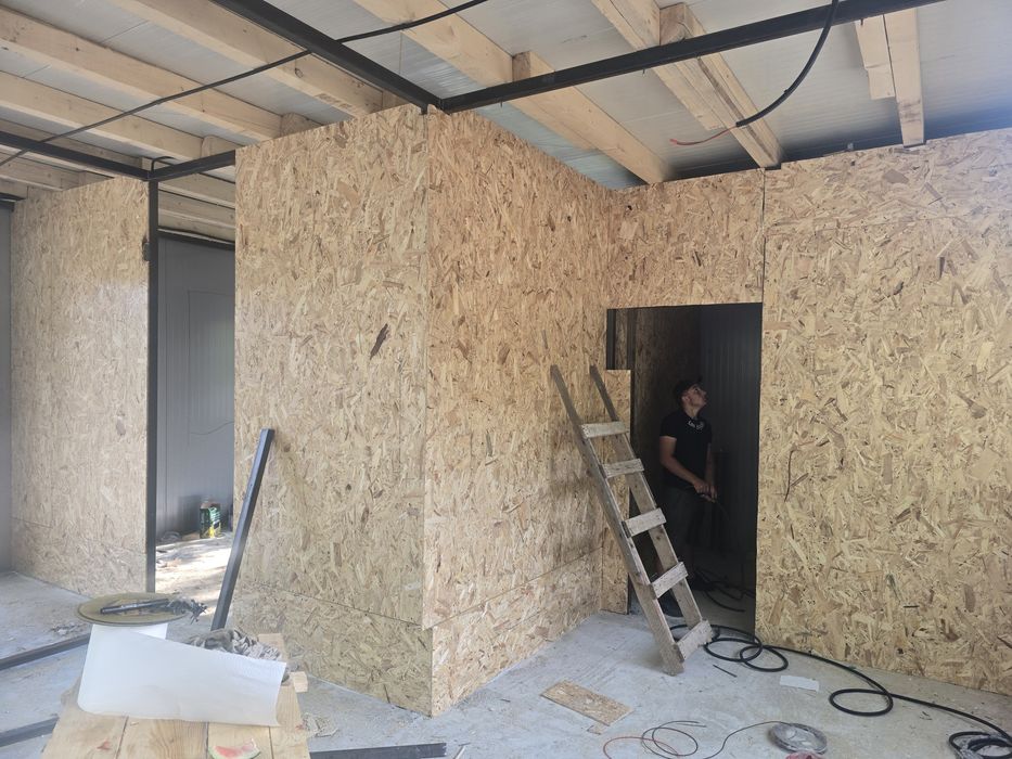 Vand fac case modulare  pe structura metalica si pe structura de lem A