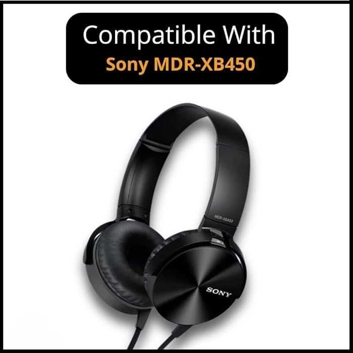 Set 2 bureti + Banda pentru casti Sony MDR-XB450, XB450AP, XB550AP