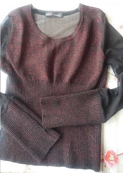 Тонкая водолазка с эффектом мерцания