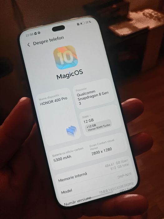 Vand sau Schimb Honor 400 PRO 512GB