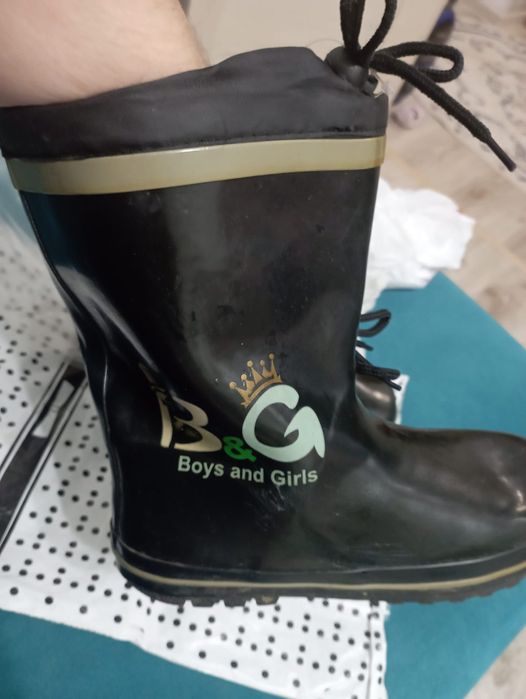 Резиновые сапоги с утеплением