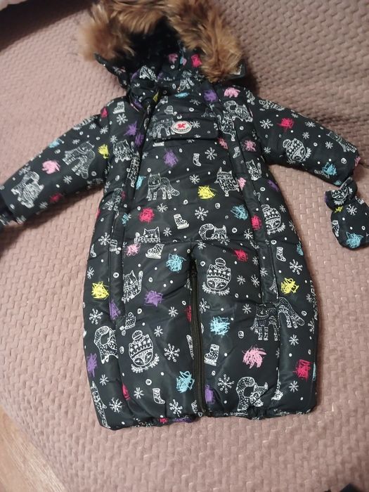 Зимний комбинезон на девочку