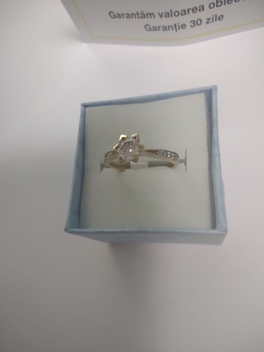 Inel de logodna aur 14k efn